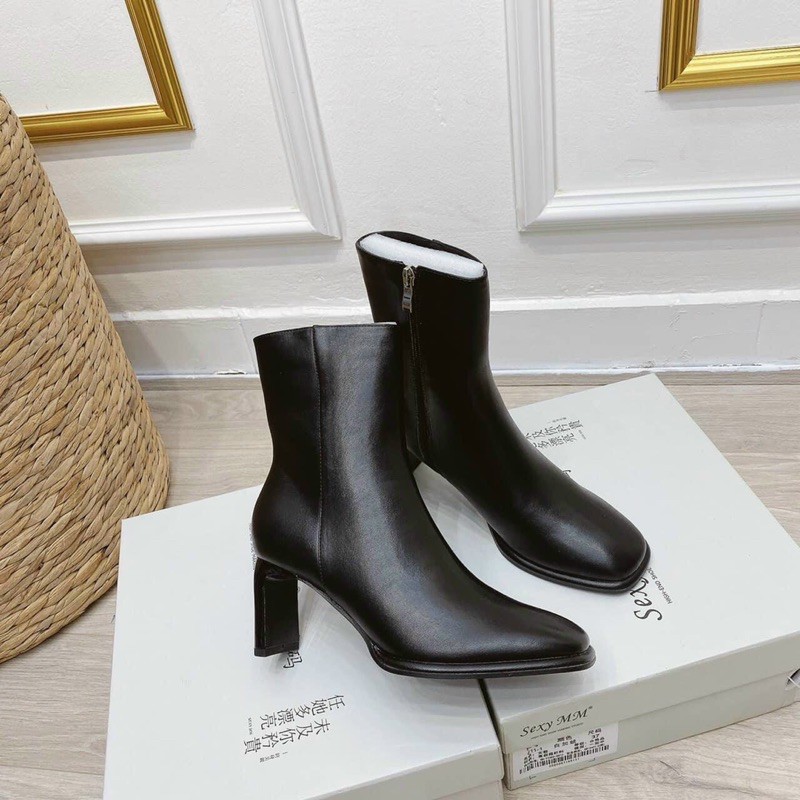 Boot chất da bò thật cao cấp fullbox