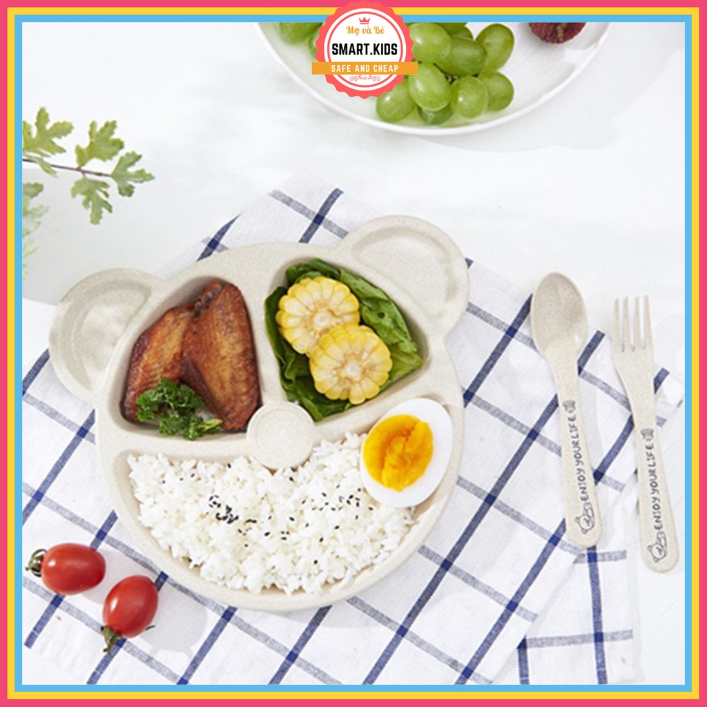 Khay đựng thức ăn cho bé, khuôn cơm cho bé cao cấp hình thù siêu dễ thương