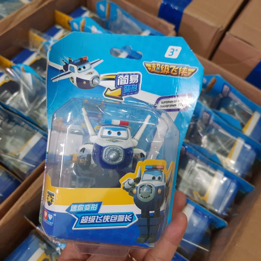 Super wings đồ chơi đội bay siêu đẳng nhân vật Paul máy bay mini