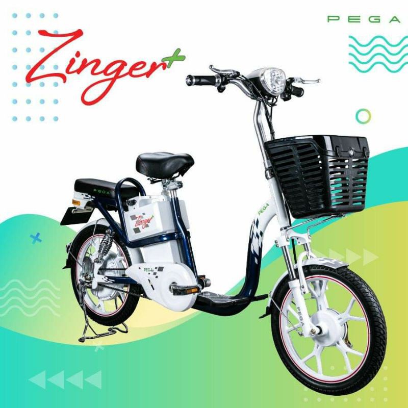 Xe điện Pega Zinger + Tím Than