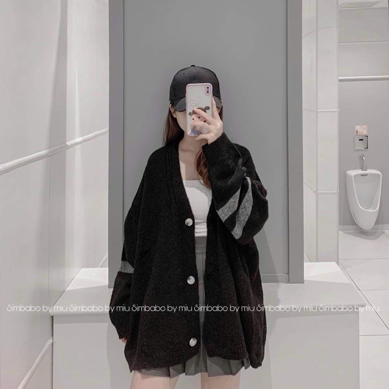 Áo len lông thỏ sọc tay Simbabo | BigBuy360 - bigbuy360.vn