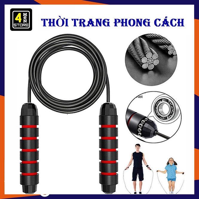 Dây Nhảy Tập Thể Dục, Giảm Cân Đốt Mỡ Bụng Lõi Thép Đàn Hồi Có Tạ 2.9m Tập Thể Dục Gym Muay Thái Tại Nhà Có Thể Cắt Bớt