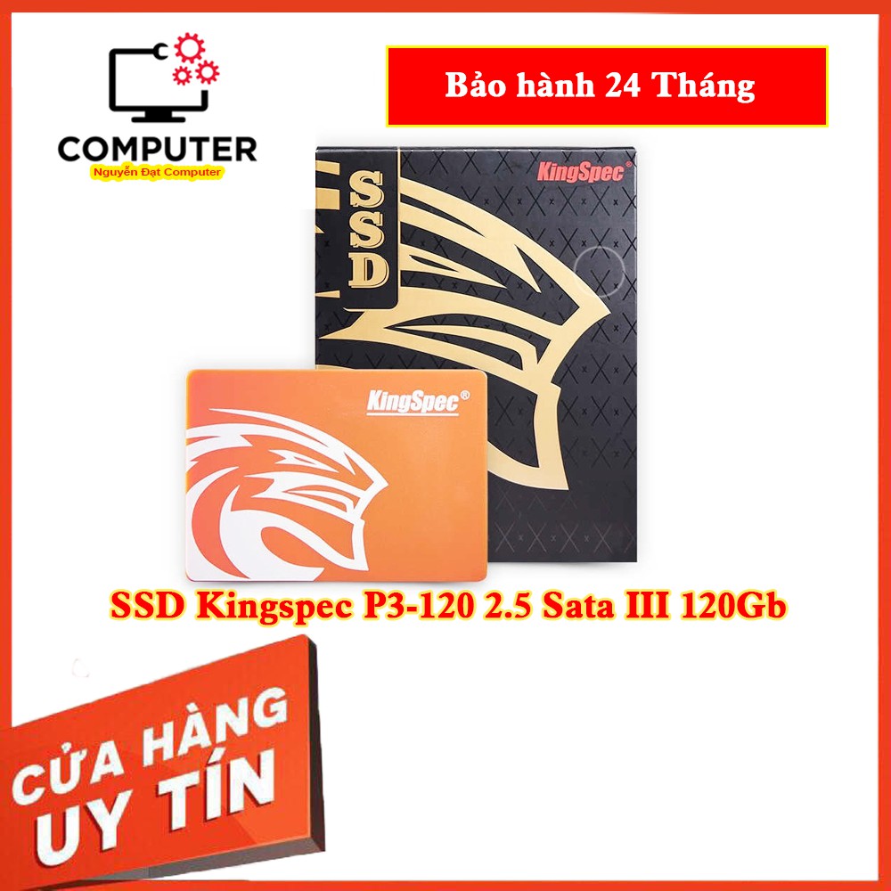 [RẺ VÔ ĐICH] Ổ Cứng SSD Kingspec P3-120 2.5 Sata III 120Gb❤️FREESHIP❤️Chính Hãng,Bảo Hành 36 Tháng