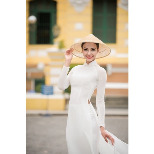Áo Dài Trắng Chifon 4 Tà Học Sinh,Sinh Viên - Áo Dài Min | BigBuy360 - bigbuy360.vn