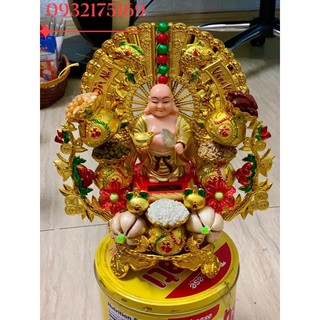 Tháp tỏi Di Lạc- ngũ đậu túi vàng chiêu tài lộc