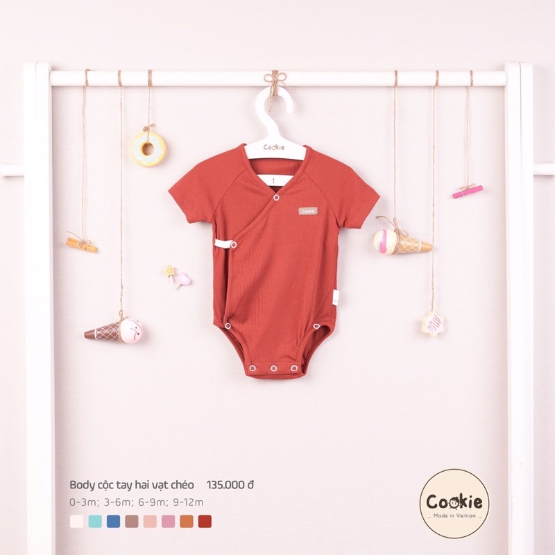 Body cộc tay 2 vạt chéo Cookie | BigBuy360 - bigbuy360.vn