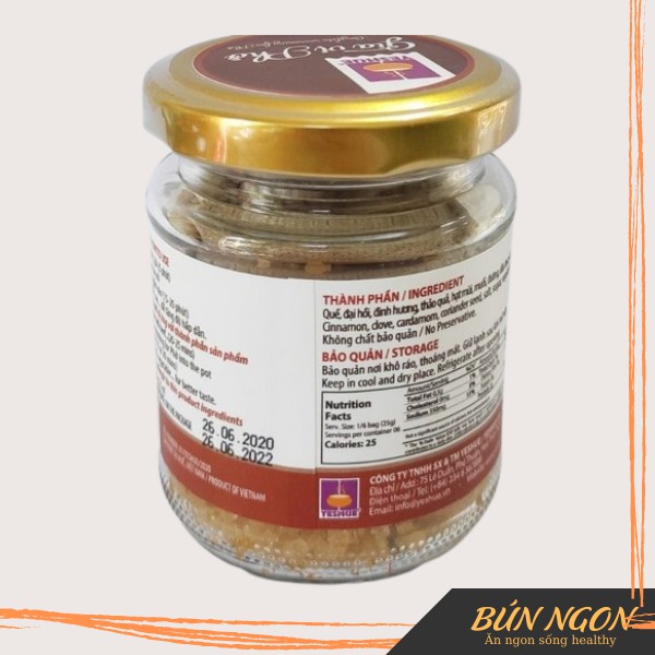 Gia Vị Bún Chay Huế YesHue Hoàn Chính Bún,Phở Ngon 150g