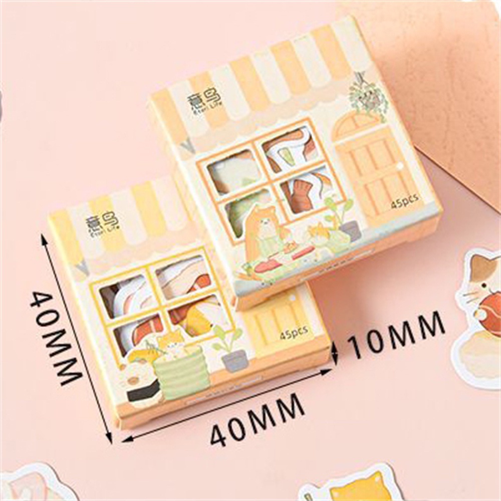 45 Hình dán hình động vật dễ thương dùng trang trí sổ tay diy