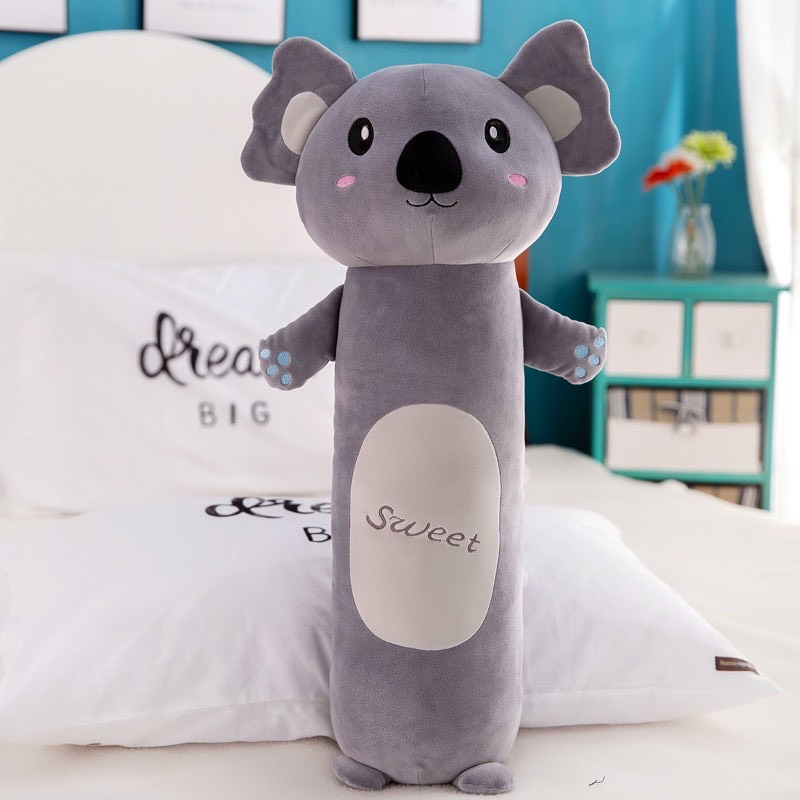 Gối ôm gấu bông hình thú nhồi bông ngộ nghĩnh đáng yêu chất lượng mềm mịn - Sunhome