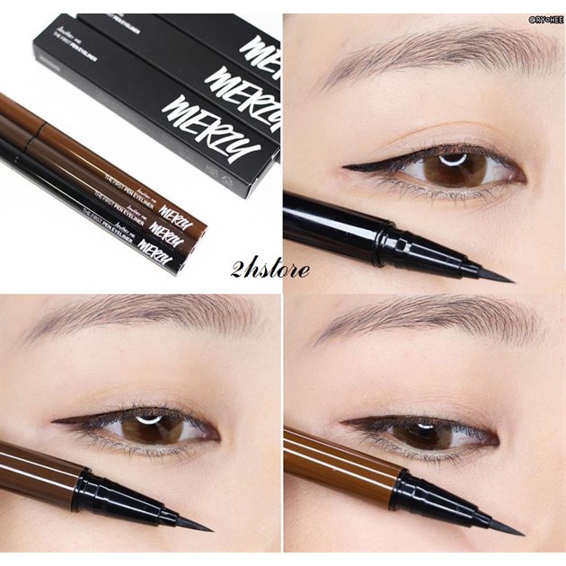 Bút Kẻ Mắt Nước Chống Trôi MERZY # Another Me The First Pen Eyeliner