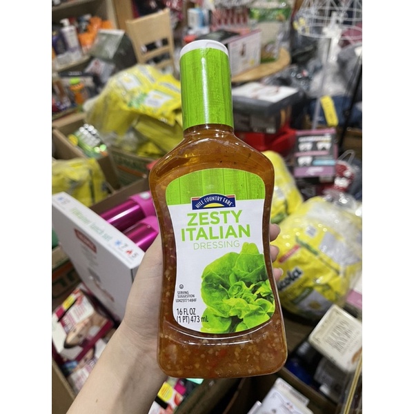 Dầu dấm sốt trộn Salad Zesty Italian 473ml