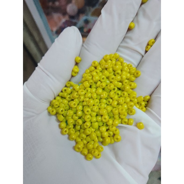 Bịch 20g hạt nhựa acrylic nhiều màu lựa chọn 3li làm trang sức