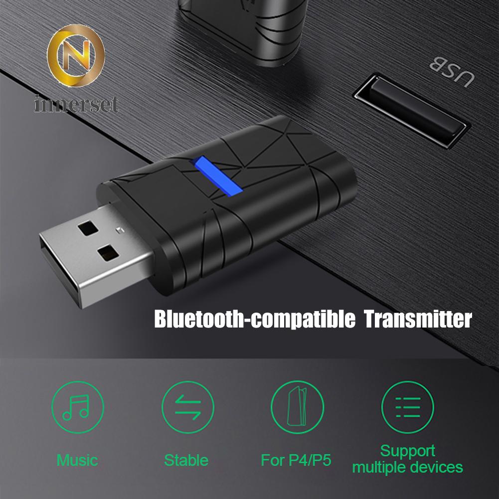 ✡ Game Component USB Bluetooth-compatible Receiver for PS5 PS4 Controller PC Wireless Audio Transmitter