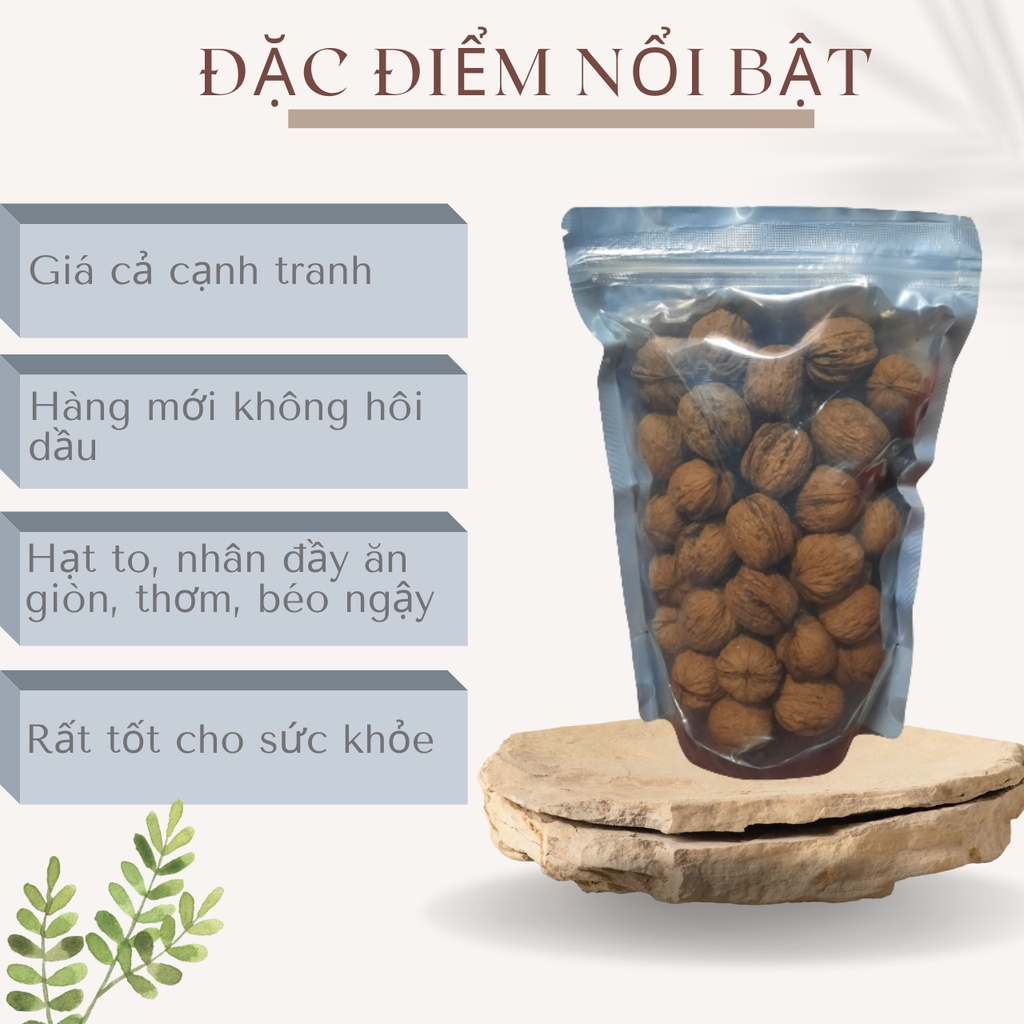 500gram Óc chó đỏ nhập khẩu Mỹ sấy chín