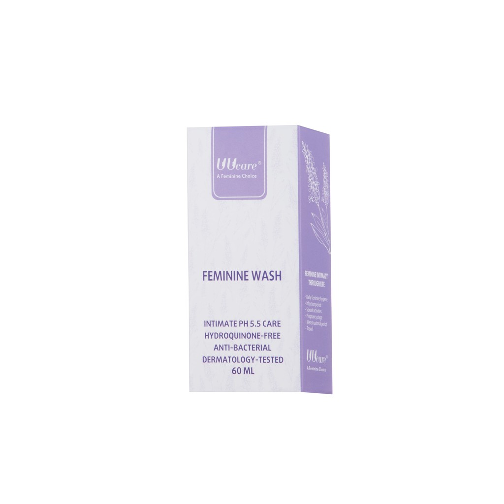 Dung dịch vệ sinh phụ nữ Kháng Khuẩn UUcare 60ml