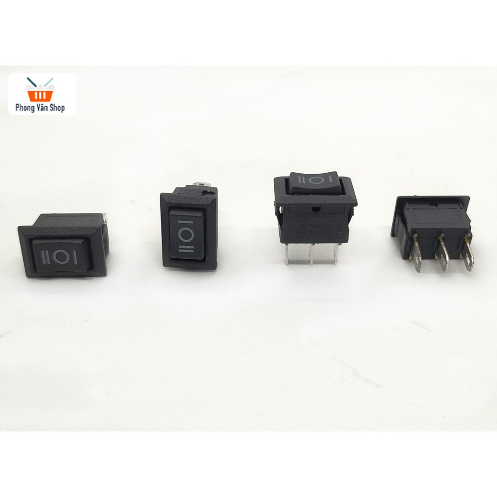 10 Công tắc bập bênh KCD -10x15mm-ON-OFF-ON- 3 chân