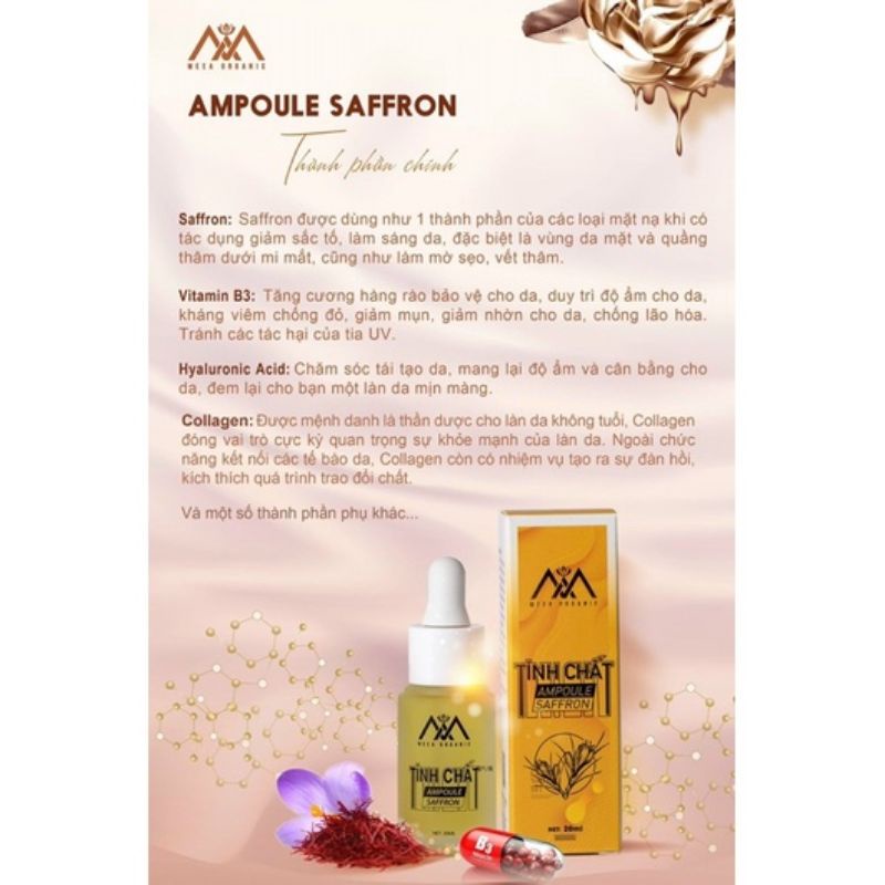 COMBO FACE CÁ HỒI VÀ TINH CHẤT SAFFON CHÍNH HÃNG