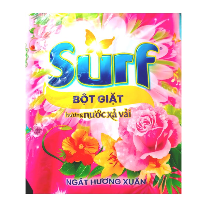 Bột giặt Surf gói 380g hương nước xả vải ngát hương xuân