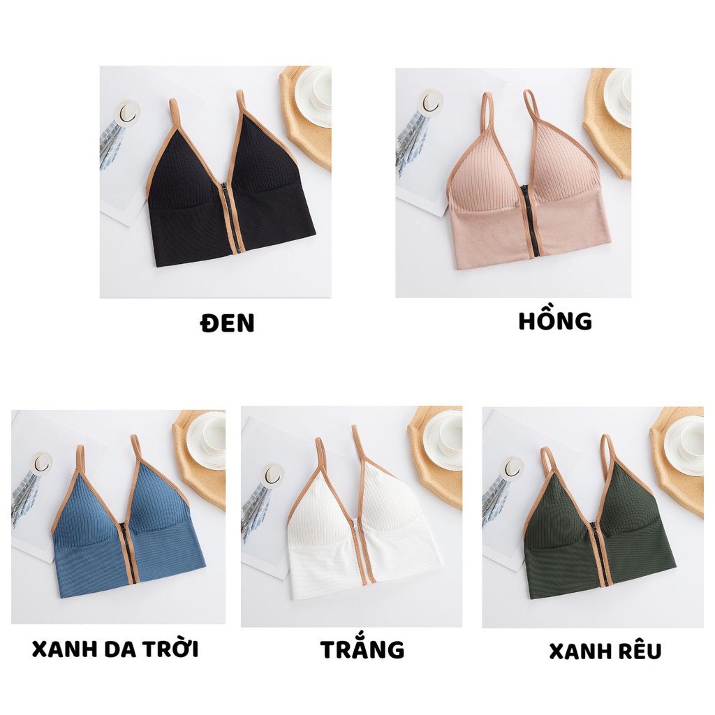 Áo Ngực Nữ - Áo Lót Nữ 2 dây Nâng Ngực kéo khóa tôn dáng DAN STORE MÃ Bra 067