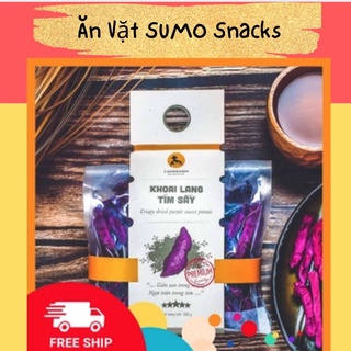 Khoai Lang Tím Sấy Mawashi Lang farm gói 350g-Ăn Vặt Sumo Snack