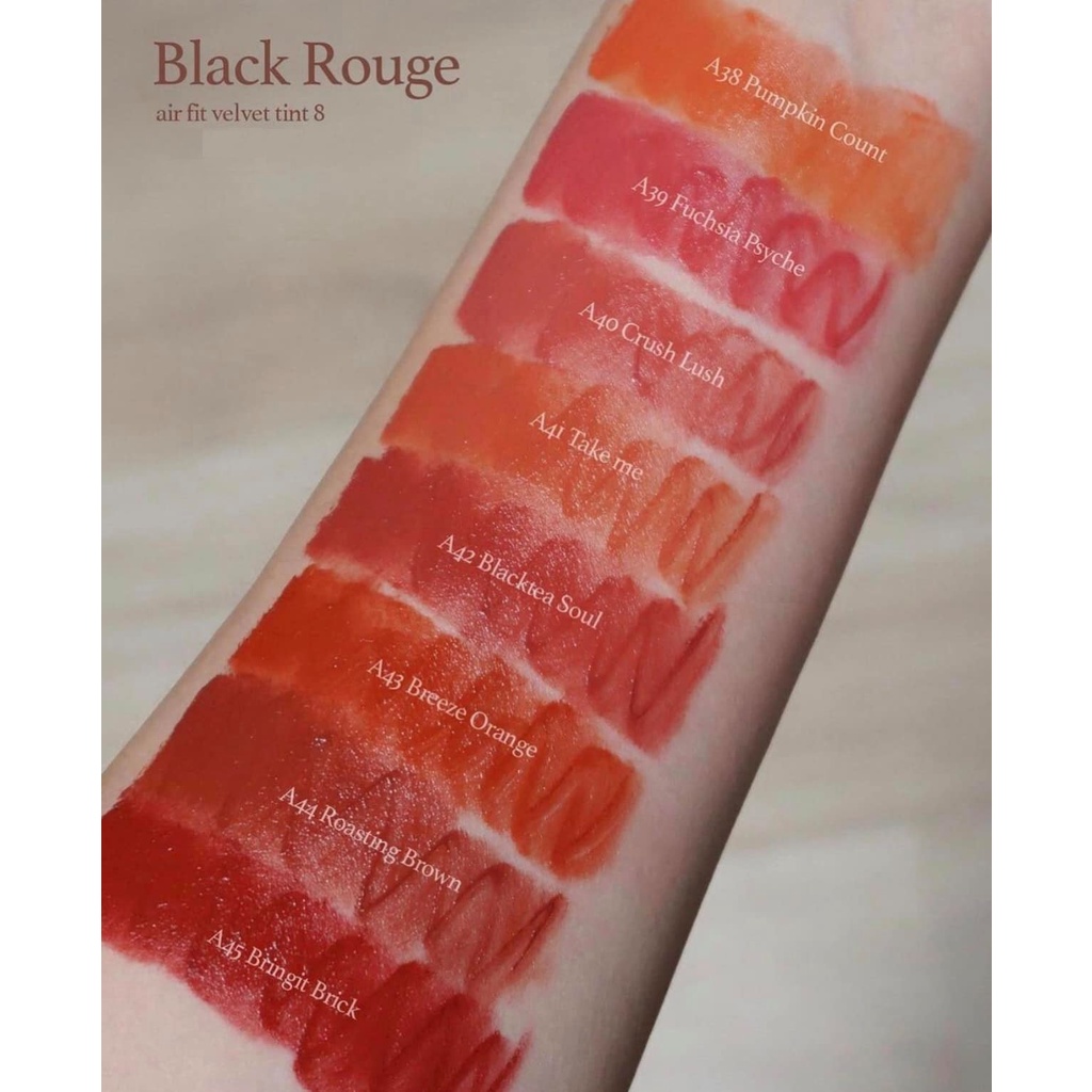 Black Rouge Ver 8 - Son Black Rouge Air Fit Velvet Tint ver 8 (son kem lì ver8)