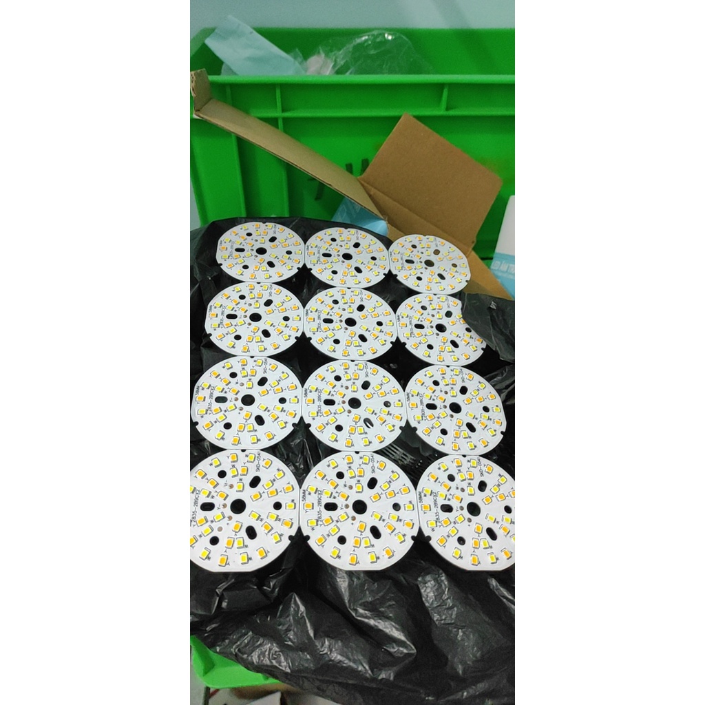 Vỉ led 3 mầu thay thế đèn âm trần 7w 9w 12w loại bền chạy qua chấn lưu