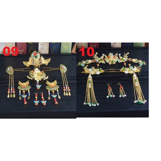 bộ sản phẩm cổ  trang cho cô dâu
