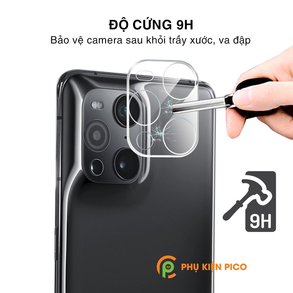 Cường lực camera Find X3 Pro độ cứng 9H trong suốt - Dán camera Oppo Find X3 Pro