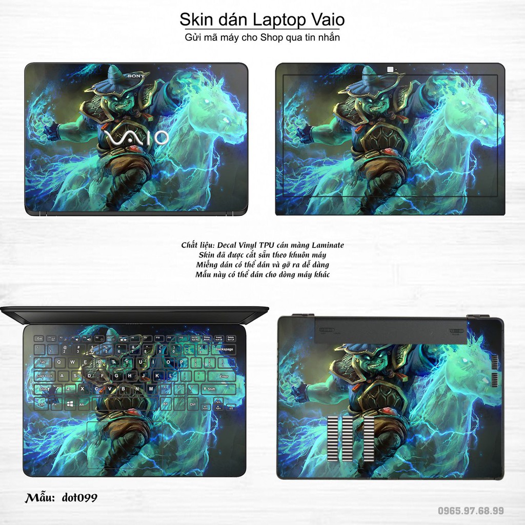 Skin dán Laptop Sony Vaio in hình Dota 2 _nhiều mẫu 17 (inbox mã máy cho Shop)