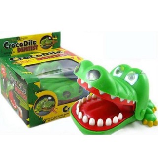Đồ chơi cá sấu khám răng giảm stress cực vui nhộn cá sấu sập hộp to