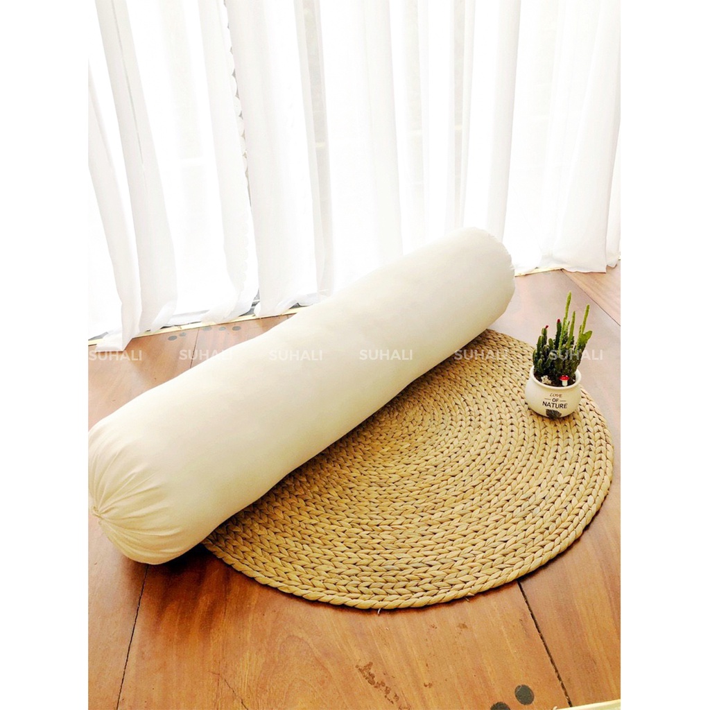 Ruột gối ôm SUHALI nhồi bông gòn tinh khiết kích thước 35 x 110cm