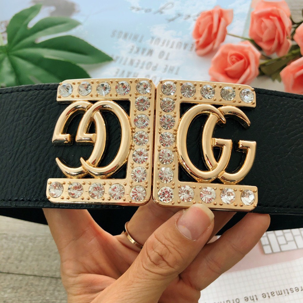 dây nịt eo belt mặc đầm g phối xoàn bàn 6cm hot hit