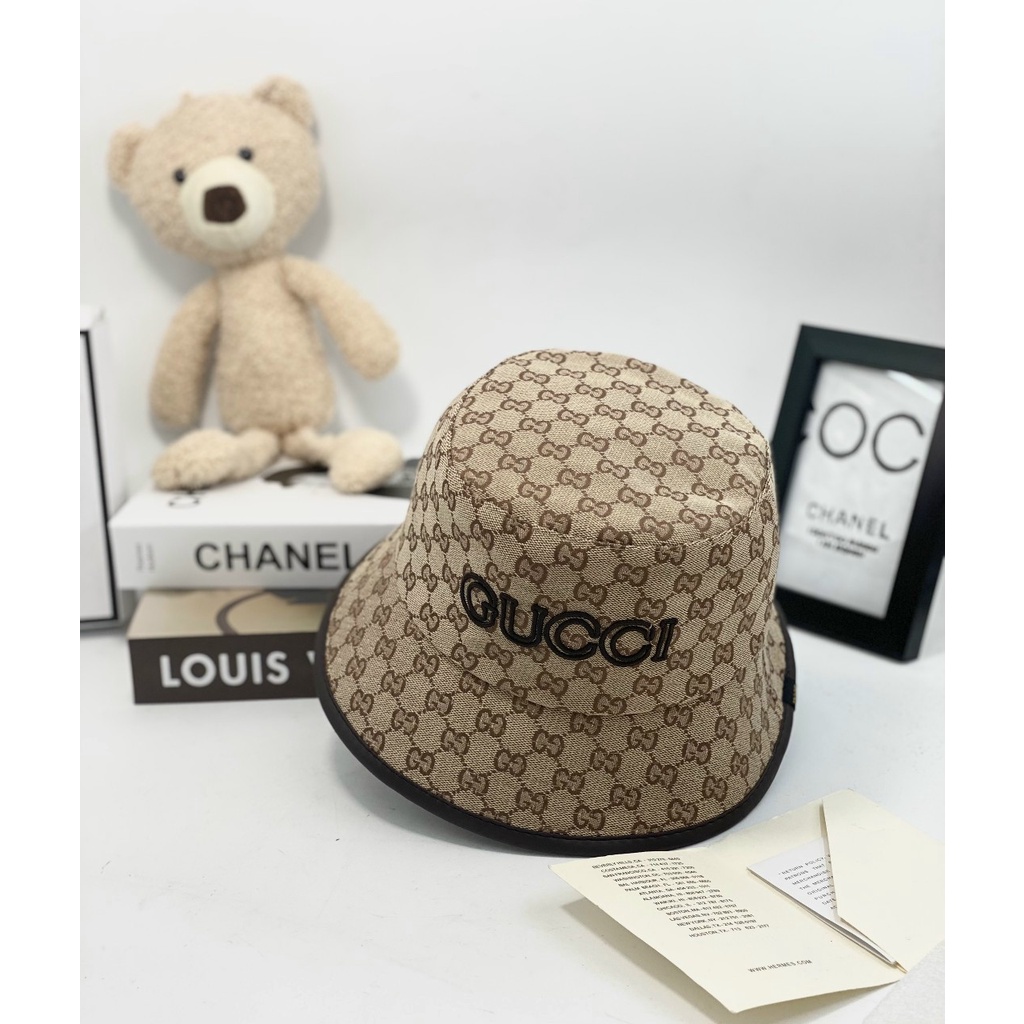 MŨ BUCKET NÓN BO GUCCI THÊU CHỮ - TXGS-N216