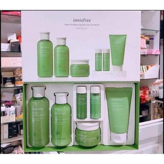 Bộ dưỡng da trà xanh Innisfree 6 món dưỡng trắng, mềm mịn - Hàn Quốc