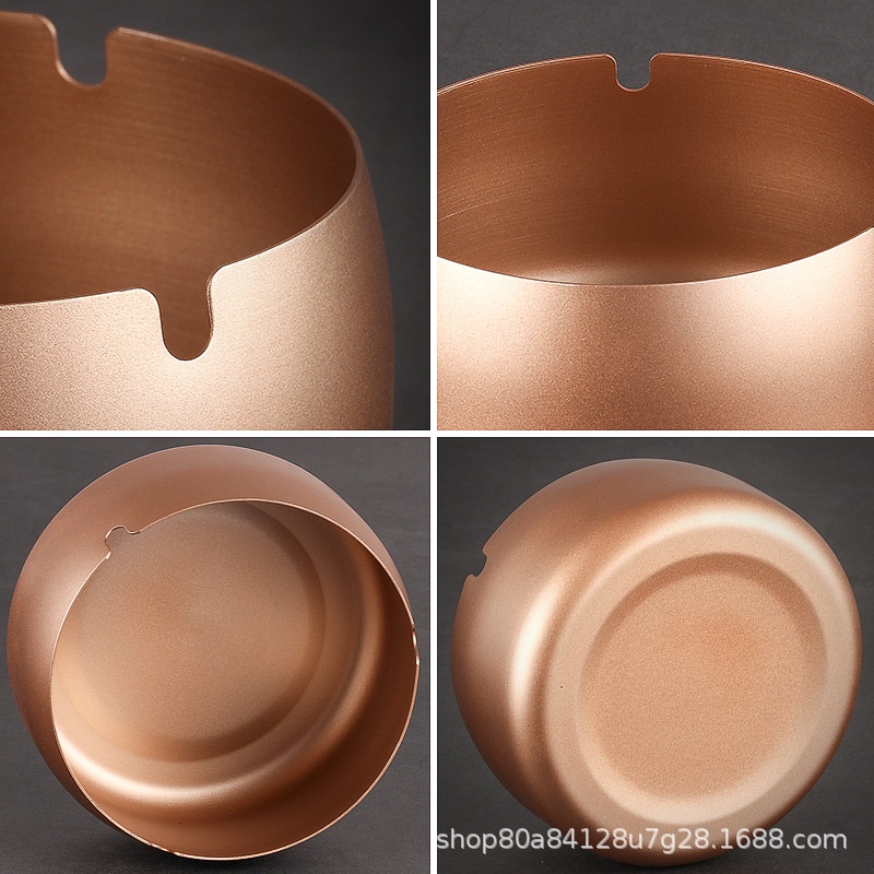 Gạt Tàn Thuốc Bằng Thép Không Gỉ Dày Chống Rơi Sáng Tạo