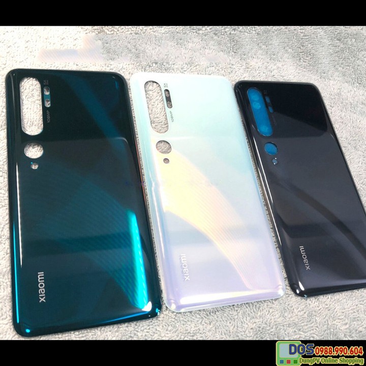 Nắp lưng điện thoại mi note 10 pro, mặt lưng kính xiaomi mi note 10 pro