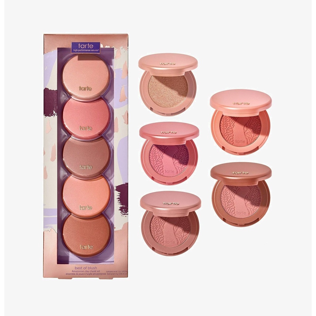 Phấn má hồng Tarte  Best Of Blush Amazonian Clay Cheek tách set [Nika Cosmetics]