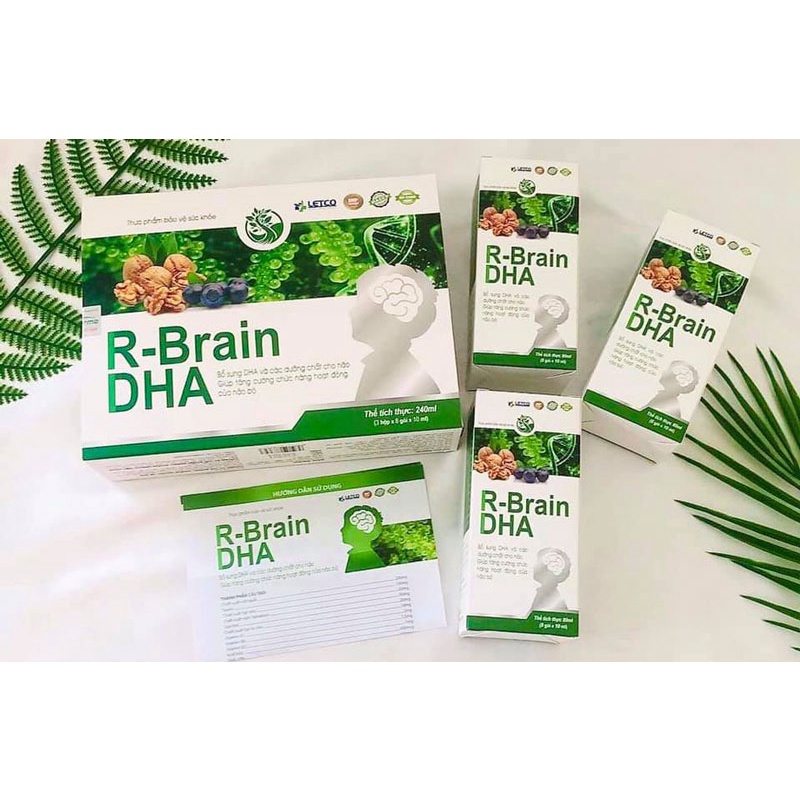 R-Brain DHA- Hỗ trợ bổ sung các dưỡng chất và DHA cho não bộ của bé, tăng cường chức năng hoạt động của não bộ
