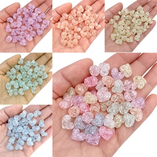 Bộ 20 hạt xâu chuỗi hình trái tim xinh xắn