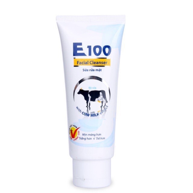 Sữa rửa mặt E100 sữa bò 80ml