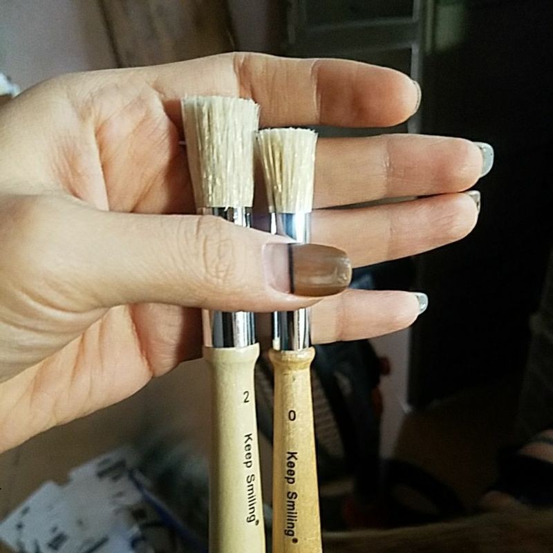 CỌ LÔNG HEO VẼ KHUÔN