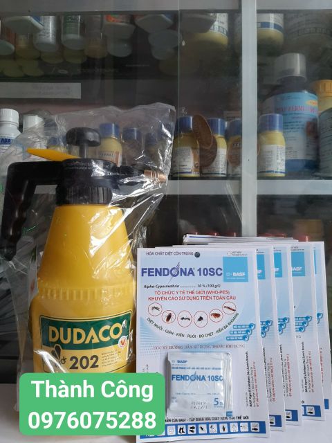 1 Bình xịt Dudaco + 5 gói Fendona 10SC