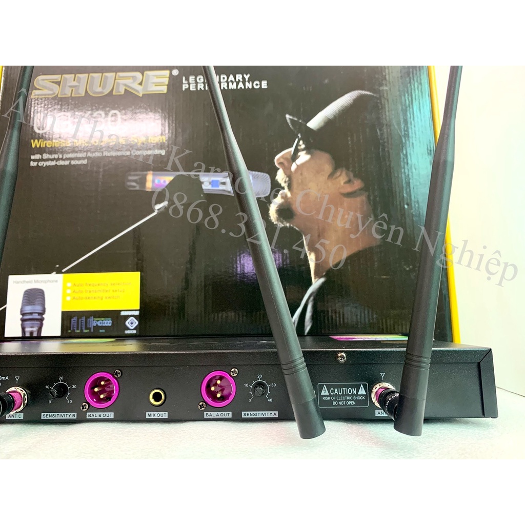 Micro Không Dây UGX 30 Có Tự Ngắt, Dò Sóng Chỉnh Tần Số Hiện Đại. Chuyên Karaoke Chuyên Nghiệp.