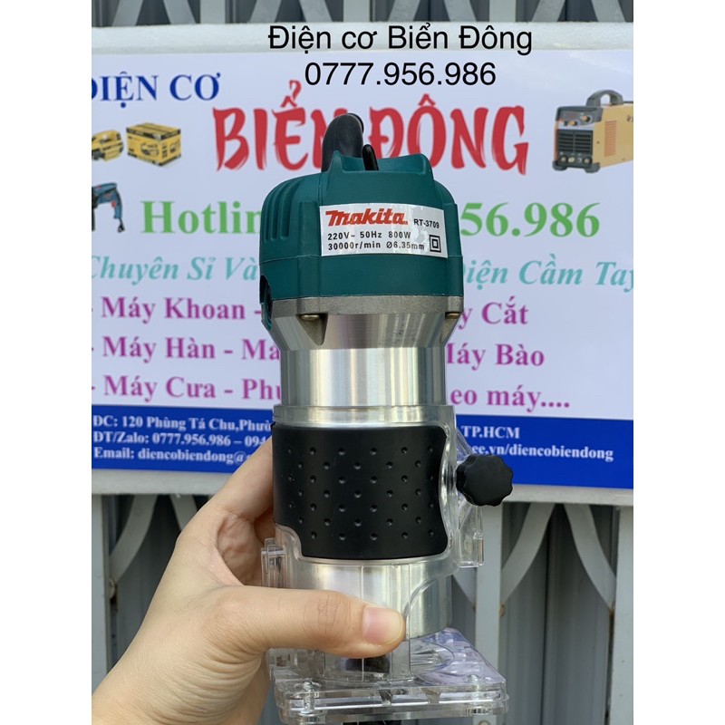 Máy phay gỗ 🥑 FREESHIP 🥑 Máy Phay Gỗ MAKITA 6mm RT3709 máy soi THÁI LAN thiết kế nhỏ gọn soi mộng gỗ, phay gỗ, tạo rãnh