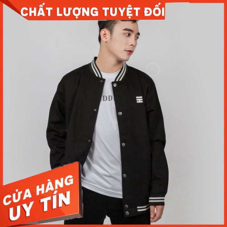 Áo khoác nam bomber kaki Varsity HIDDLE, Jacket Nam 2662122 - Hàng nhập khẩu