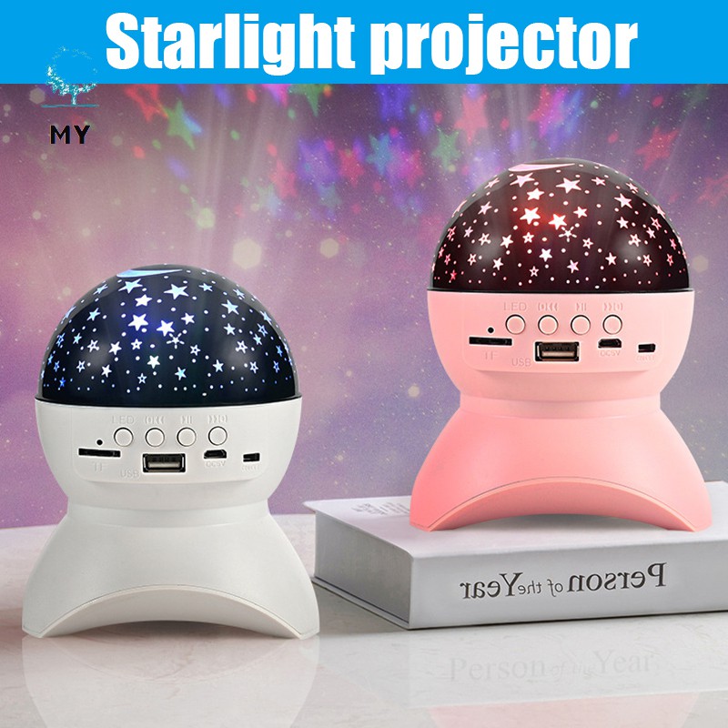 Đèn Ngủ Chiếu Bầu Trời Sao Kết Nối Bluetooth