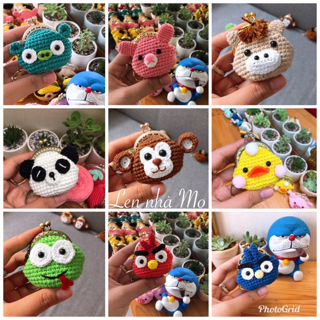 Móc khoá len handmade