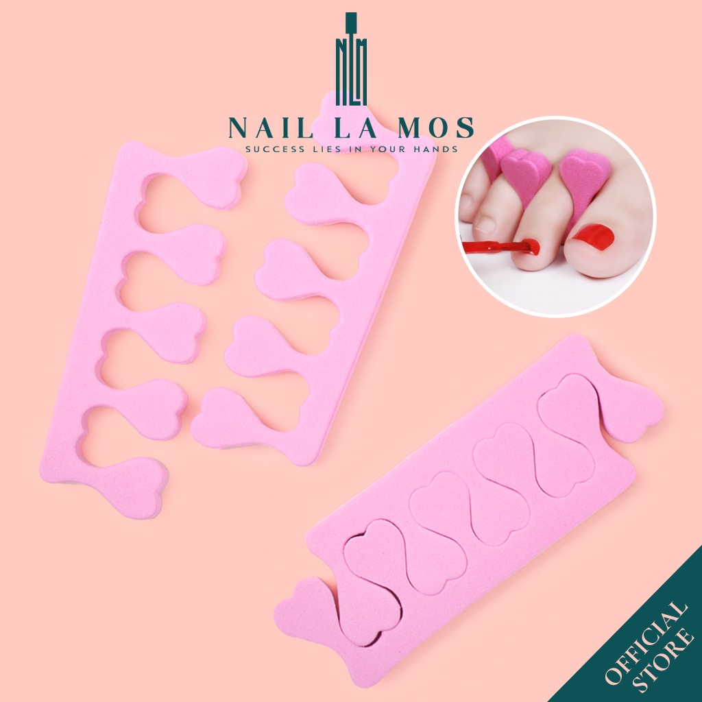 Xốp tách ngón chân - Dụng cụ tách ngón chân làm nail tiện dụng