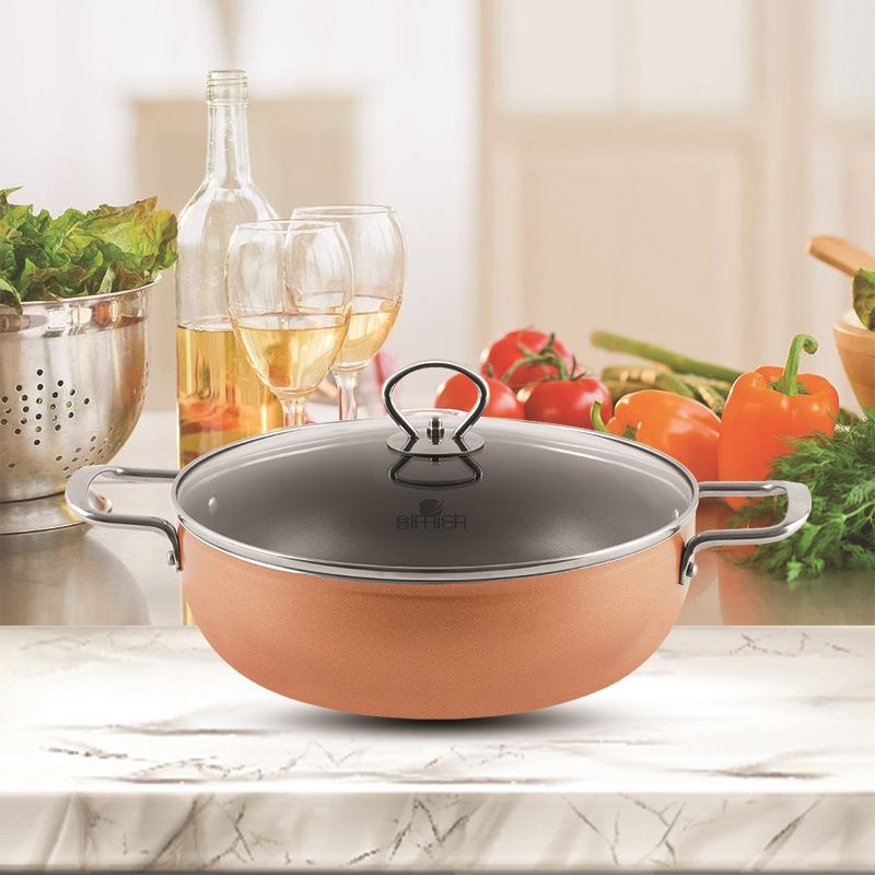 Nồi lẩu chống dính vân đá Smartcook SM-5552KMB size 26cm&lt;br&gt;