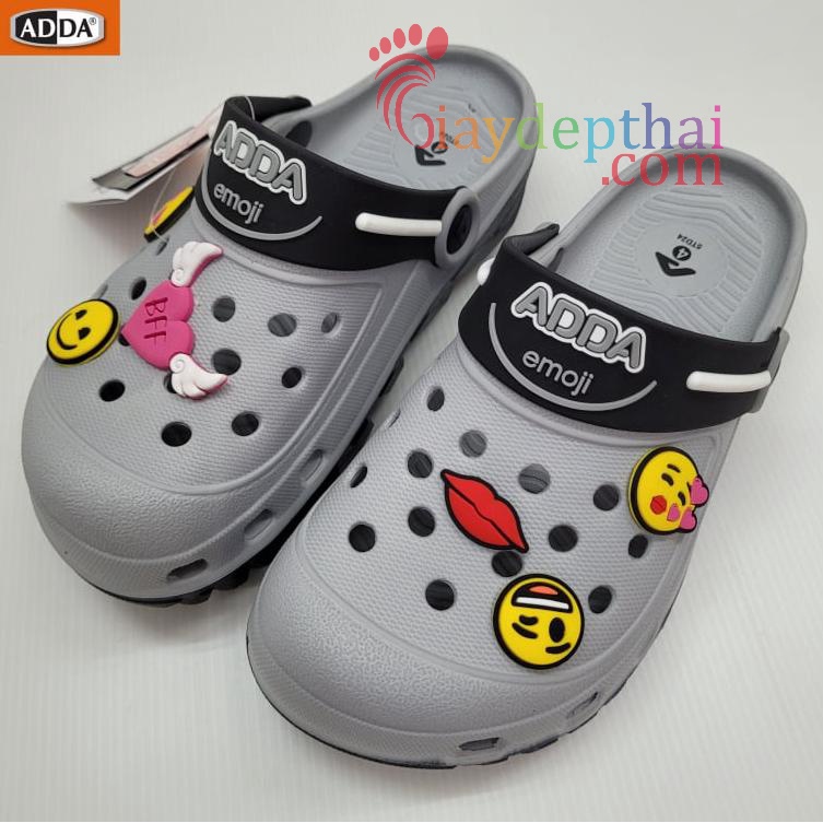 Giày Sục Nhựa Nam Nữ Thái Lan Adda 5TD24 (Không kèm sticker)